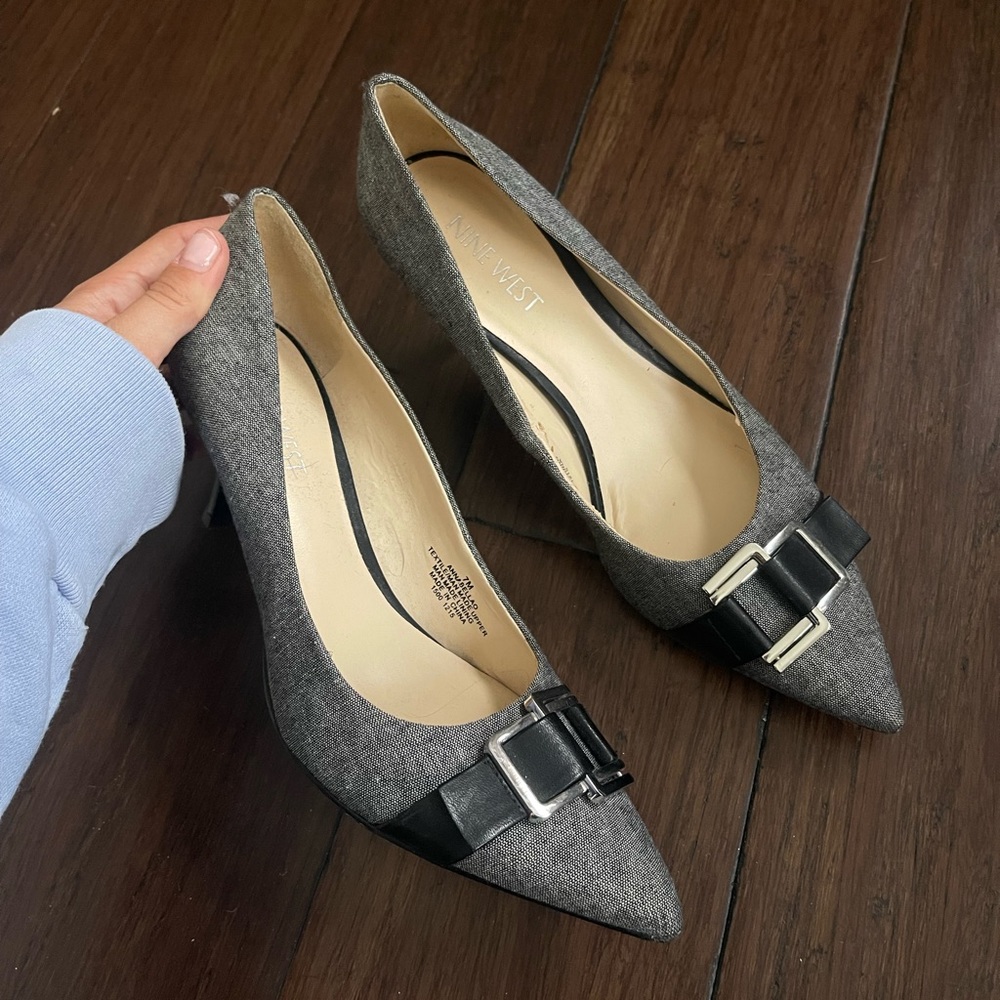 Nine West Buckle Heels